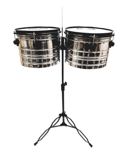 Imagen 4 de 9 de Timbalon Timbal Timbaleta Profunda Alta Pyp Percusion Acero