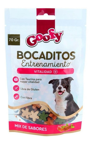 Snack Para Perro -goofy Bocaditos De Entrenamiento 70 Grs 