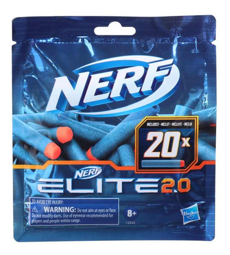 Dardos Repuestos Nerf Originales Elite 2.0 X 20und