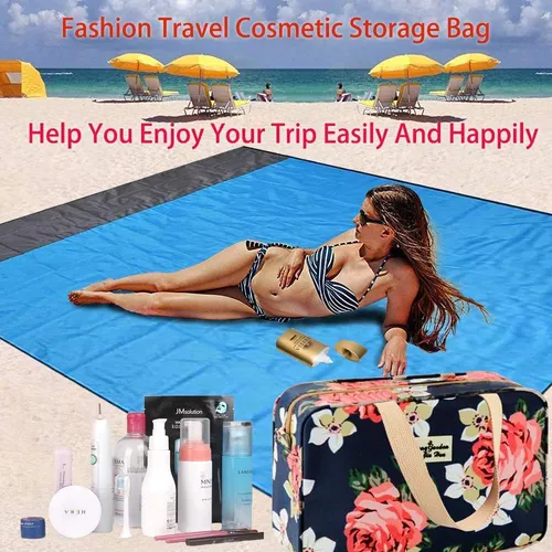 Hjkiopc Bolsa De Maquillaje Grande Para Mujer, Bolsa De Maqu