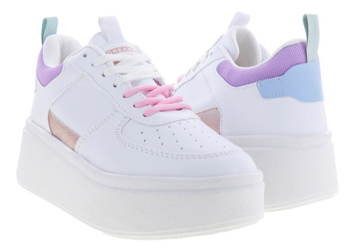 Tenis Chunky Colores Pasteles Moda Mujer Erez