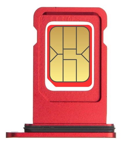 Bandeja Porta Sim Card Chip Holder Compatible iPhone 11 