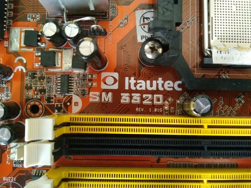 Placa Mãe Itautec Com Defeito! Amd2 Ddr2