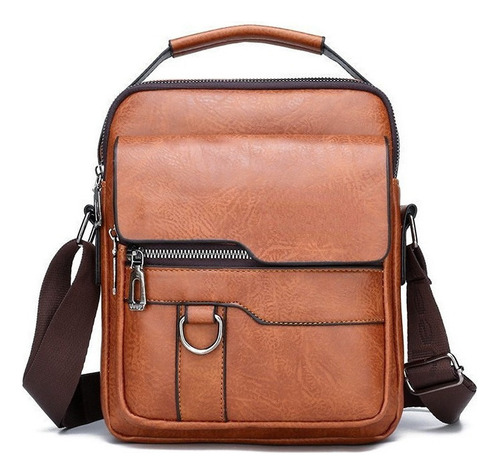 Bolso De Piel Para Hombre Con Bandolera Empresarial