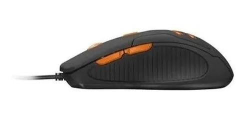 Imagem 3 de 4 de Mouse Gamer 3200dpi 6 Botões + Mouse Pad - Mo274 Laranja