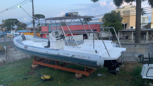 Imagem 2 de 10 de Bote Flexboat Sr 760 - 2 Motores Diesel 120 Hp - Repasse