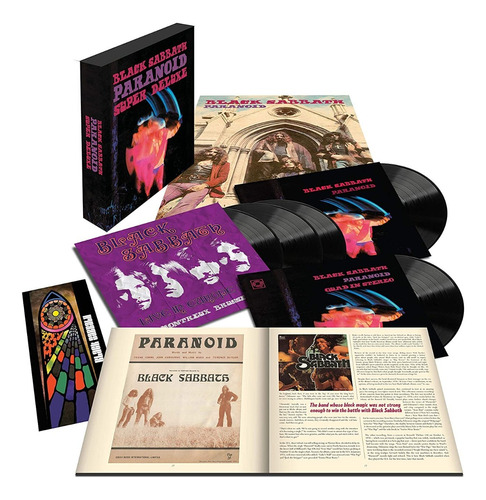 Black Sabbath  Paranoid Super Deluxe  5 Vinilo + Libro 