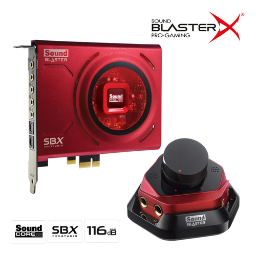 Tarjeta Sonido Audio Creative Sound Blaster Zx Sbx Pro Core 