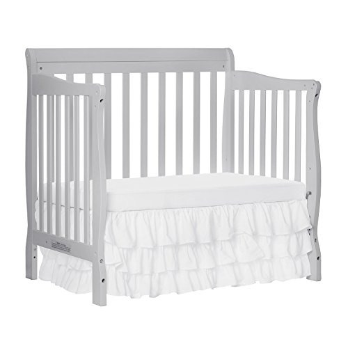 Dream On Me Aden Convertible Mini Cuna 4 En 1, Gris