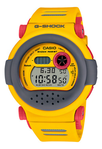 Reloj Casio G-shock Modelo: G-b001mve-9dr Correa Amarillo