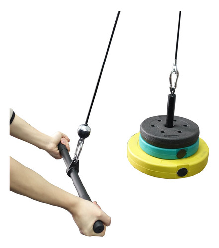 Juego De Manijas De Ejercicio Con Barra Recta Para Máquina