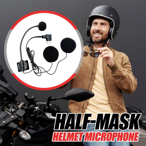 Micrófono Para Casco Con Altavoz Micrófono Para Moto Auricul