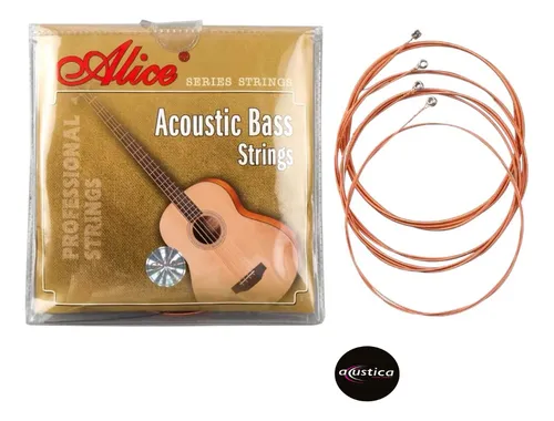 Cuerdas Encordado Bajo Acustico Electroacústico Alice A618