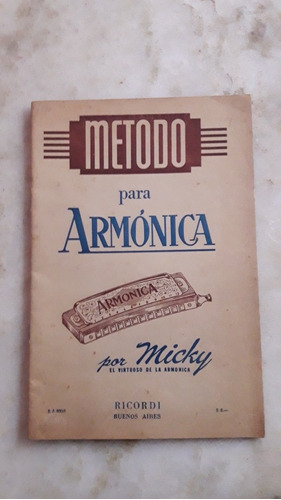 Metodo Para Armonica Por Micky, Ricordi.