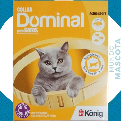 10 Collares Dominal Anti Pulgas Y Garrapatas Para Gatos