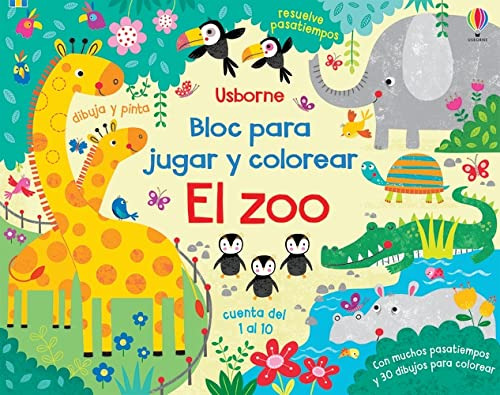 El Zoo -bloc Para Jugar Y Colorear-