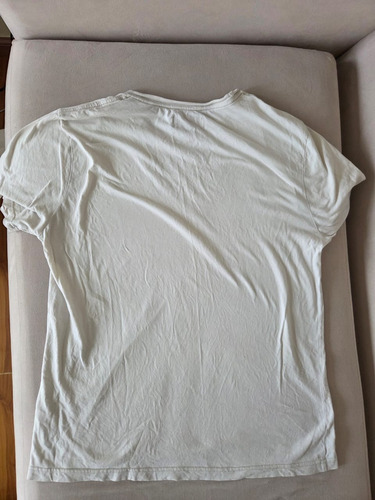 Remera Hombre Penguin Blanca Manga Corta Talle Xl Xtra Large