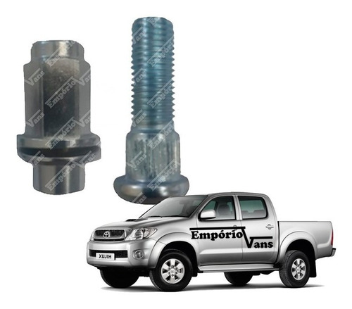 Imagem 1 de 2 de Parafuso Roda Traseira M12 Hilux 2005... Com Porca Toyota