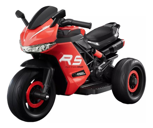 Trimoto Electrica Niño Recargable Rojo