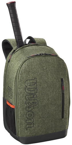 Raquetero Team Backpack Heather Wilson Color Verde