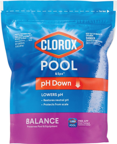 Clorox Pool & Spa Para Reducir Los Niveles De Ph En Piscinas