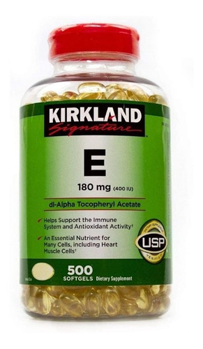 Vitamina E Kirkland X 500 Cáps