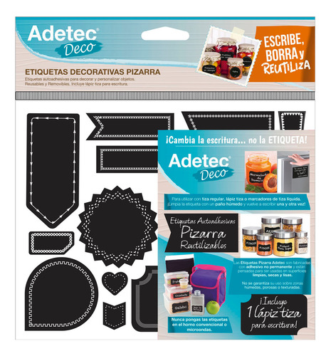Etiquetas Decorativas Diseños Adetec