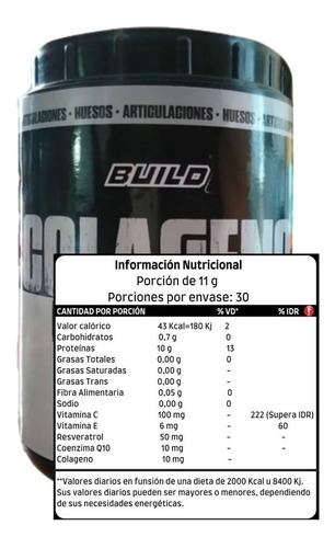 Imagen 2 de 7 de Colageno Hidrolizado Tipo 1 2 Y 3 Resveratrol Q10 Vit. E Y C