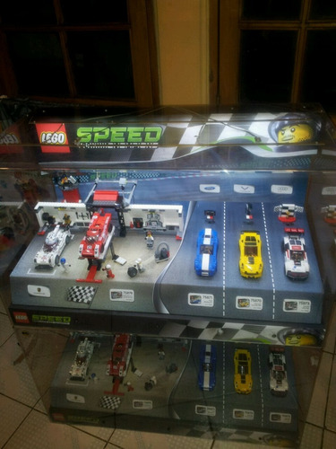 Lego Speed Champions En Exhibidor Con Luces