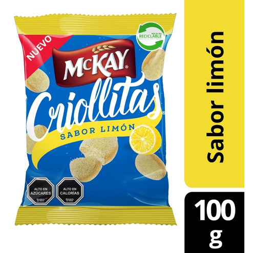 Galleta Mckay® Criollitas Limón 100g