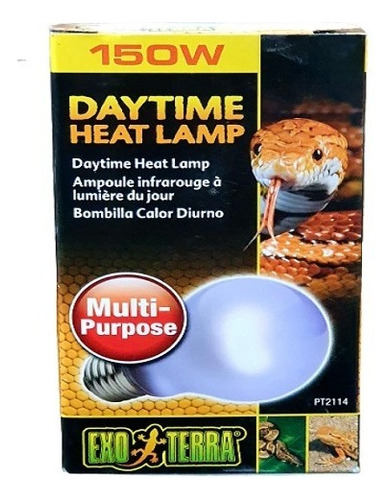Foco Exo Terra Sun Glo De 150 W Reptiles Anfibios Hpt2114