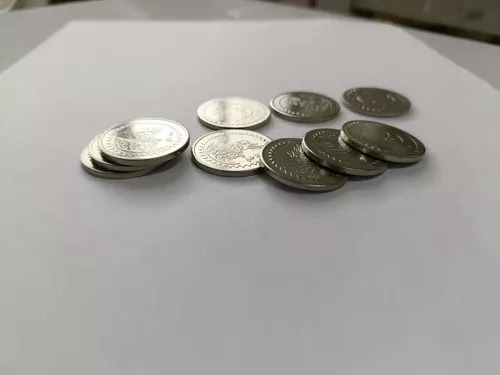 P 100 Fichas De Acero Inoxidable Para Juegos De Arcade 25 X