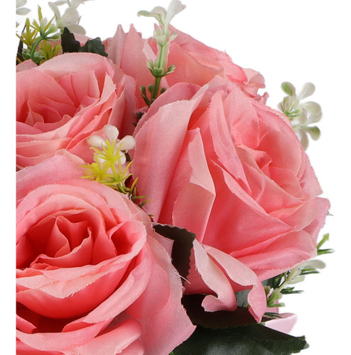 Simulación De Flores De Seda Artificial Para Ramo De Boda