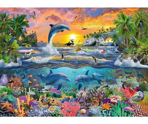 Ravensburger Rompecabezas Paraiso Tropical 100 Pz Xxl 10950