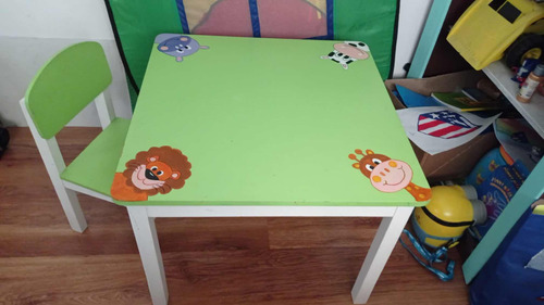 Mesa Infantil Con Sillita