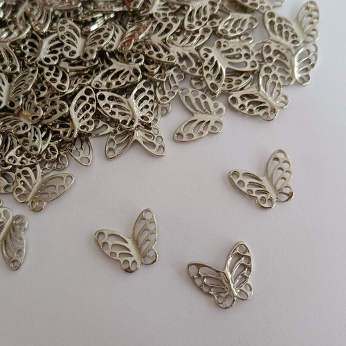 15 Conector De Metal Mariposa - Bijuoteria Armador Artesania