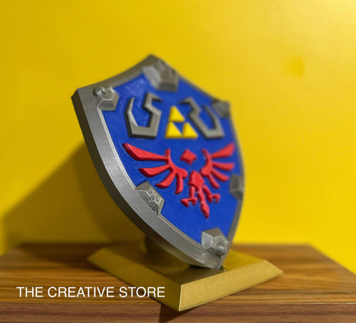 Escudo Hyliano - Zelda - Portajuegos / Nintendo Switch.