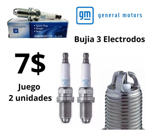 Bujia Chery Orinoco 1.8 X1 Arauca Tiggo 2.4 Qq 3 Electrodos