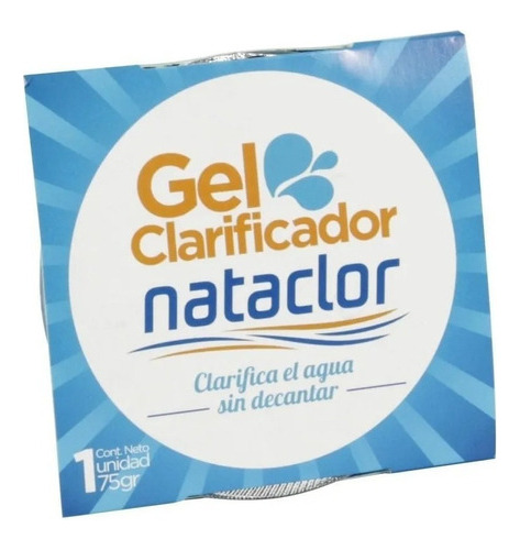 Gel Clarificador Agua 75 Gr Piscina Filtro Arena Nataclor Mm