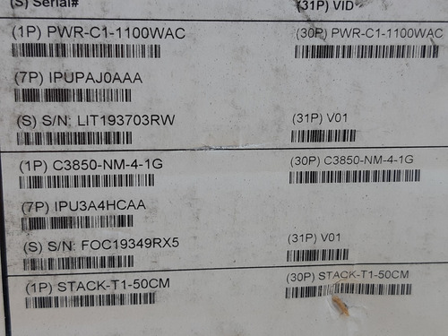 Switch Cisco Ws-c3850-48p-l Catalyst Nuevo Poe+ Gigabit