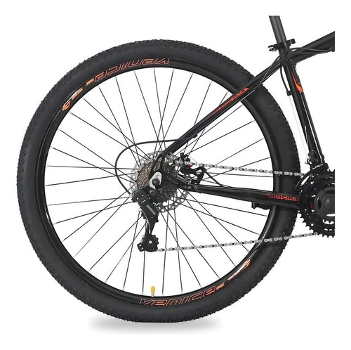 Bicicleta Bike Venice Aro 29 1.0 Mormaii Preto E Laranja