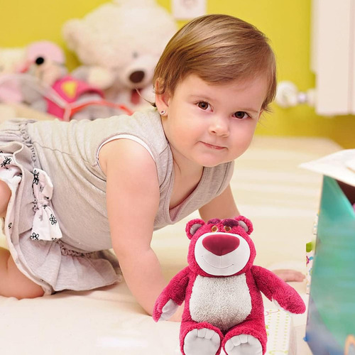 Peluche Oso Toy Story Lotso Olor A Fresa 27cm Teddy Bea Para Niños