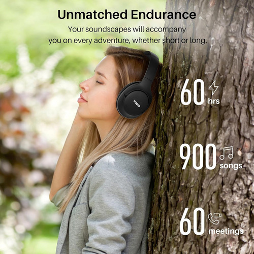 Auriculares Tozo H10 Cancelación Activa De Ruido Bluetooth Eq Personalizable Confort Y Larga Duración De Batería