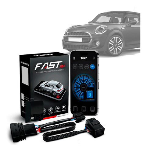 Módulo Acelerador Pedal Fast Com App Mini Cooper S 22 23 24