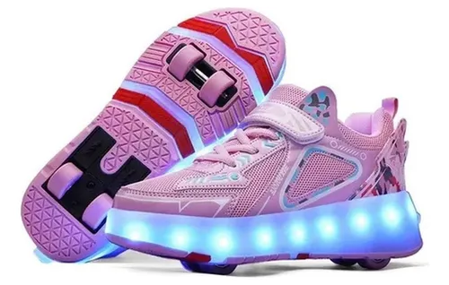 Zapatos con cuatro ruedas hot sale