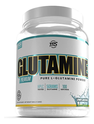 Man Sports Glutamina En Polvo 500 Gramos - L-glutamina Ultr