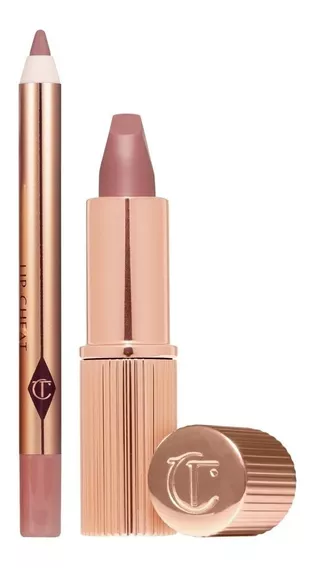 Charlotte Tilbury Pillow Talk Mini Matte Revolution Lipstick And Lip Cheat Lip Liner Mini Travel Size Duo Set