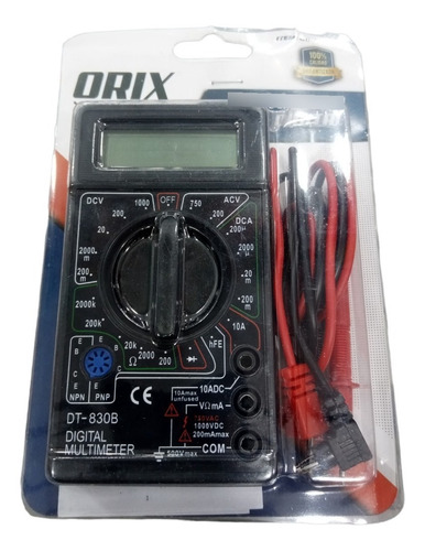 Multimetro Digital Dt-830b Orix Mayor Y Detal