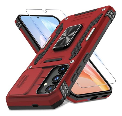 Funda Para Galaxy S24+ Plus Rojo Uso Rudo