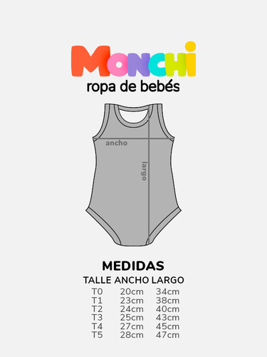 Conjunto Monchi Bebé 2 Piezas: Body Y Short Algodón